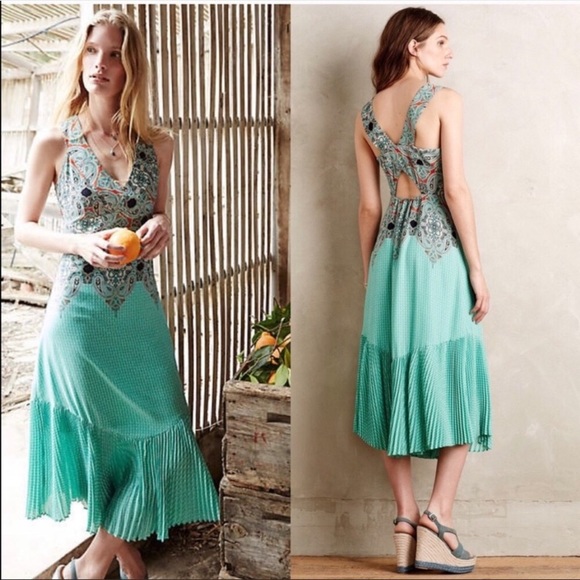 Maeve Paisley Maxi Dress - Picture 4 of 8